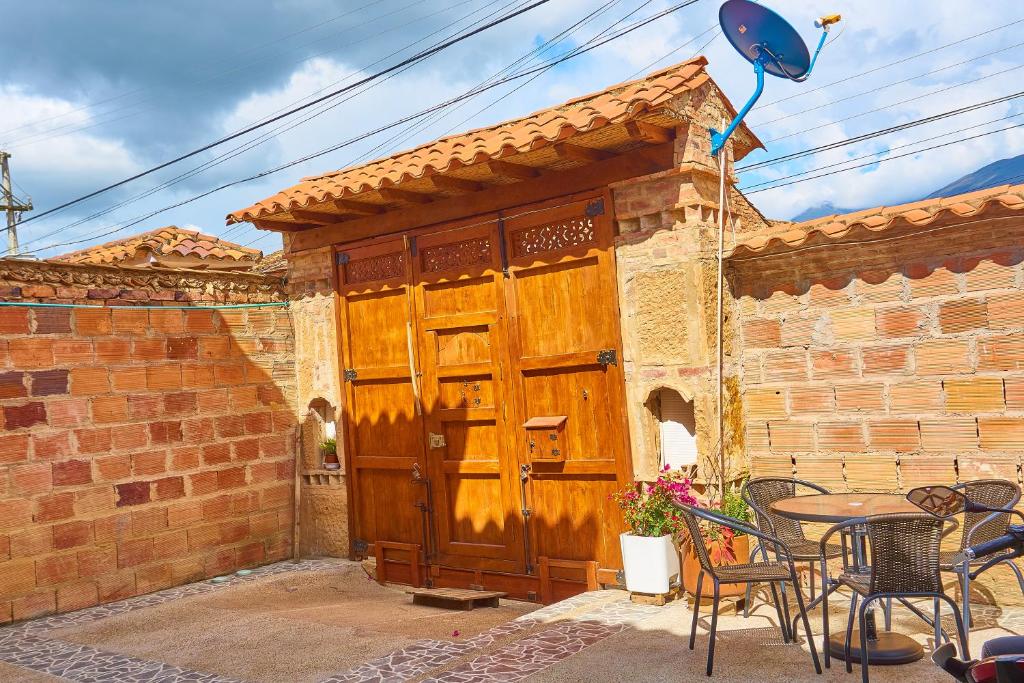 Parqueadero - Casa Faletto Villa de Leyva